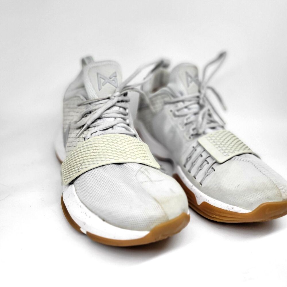 Nike 878627-008 Paul George Pure Platinum 2017 Sneakers Size US 11.5 EUR 45.5